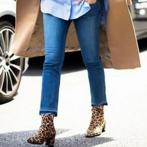 Michael Kors Izzy Skinny Jeans with Raw Hem